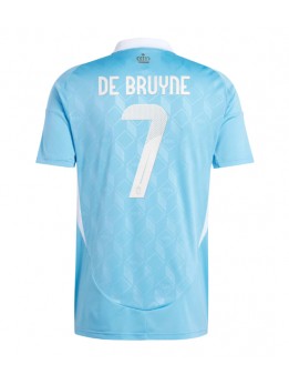 Belgien Kevin De Bruyne #7 Replika Borta Kläder EM 2024 Kortärmad